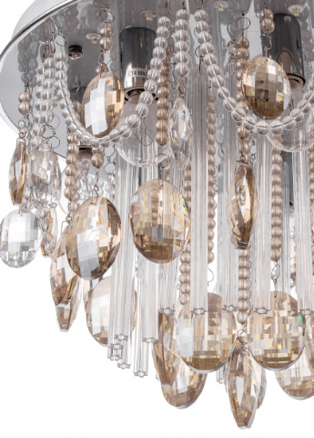 Люстра потолочная торт хрустальная классическая с подсветкой BCL-377C/7*E14+27 LED Brille (253886460)