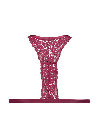 Бордовый бралетт бюстгальтер Hunkemoller без косточек полиамид, кружево