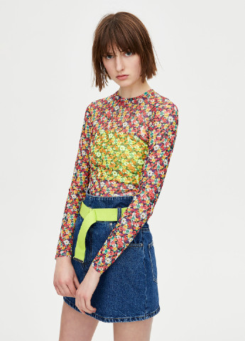 Красная блуза Pull & Bear