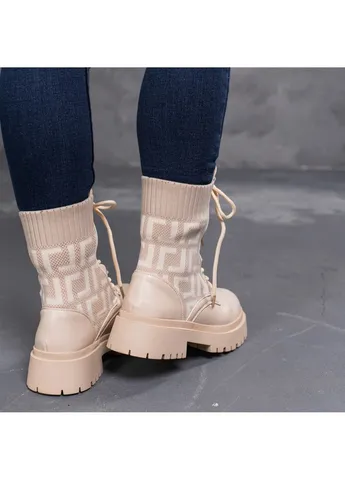 Черевики жіночі Horseshoe 3367 39 25 см Бежевий Fashion (253791891)