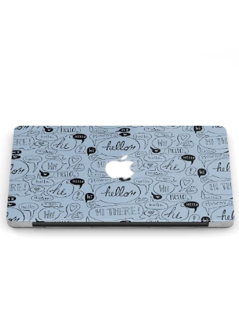 Чехол пластиковый для Apple MacBook Pro Retina 15 A1398 Привет (Hello) (6353-1663) MobiPrint (218508541)