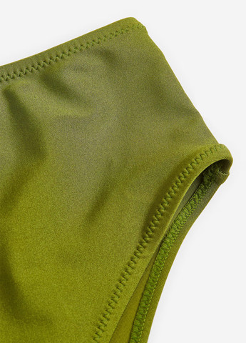 Оливковые (хаки) купальные трусики однотонные H&M