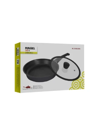 Сковорода Zitrone black із кришкою 28 см (RG-2108-28 BL) Ringel (254073114)