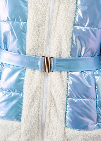 Голубая зимняя куртка SHEIN