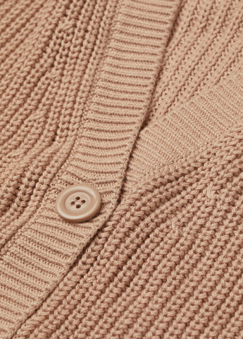 Бежевый демисезонный кардиган H&M