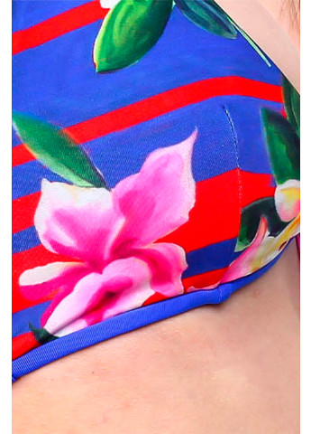 Синій літній купальник EA7