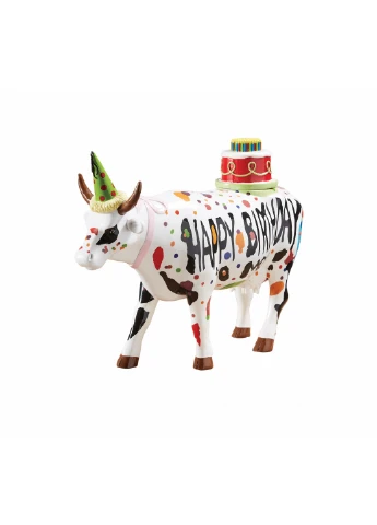 Коллекционная статуэтка корова Happy Birthday; Size L Cow Parade (224224200)