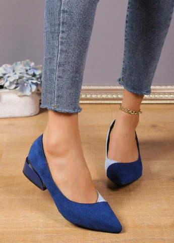 SHEIN Туфли лодочки комбинированный з текстиль, китай — лето (322849308)