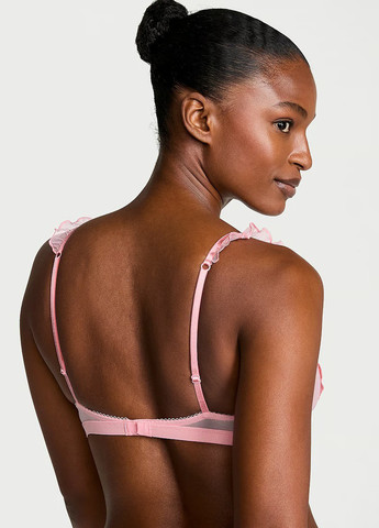 Розовый демисезонный комплект (бюстгальтер, трусики) Victoria's Secret