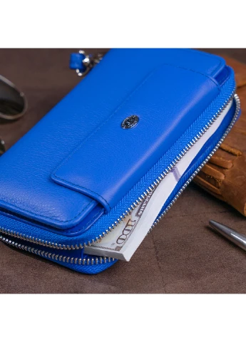 Жіночий шкіряний гаманець 19х9,5х2,5 см st leather (252133108)