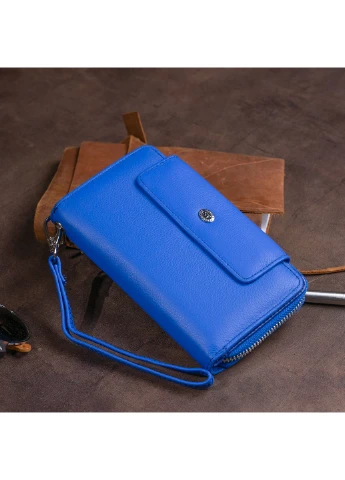 Жіночий шкіряний гаманець 19х9,5х2,5 см st leather (252133108)