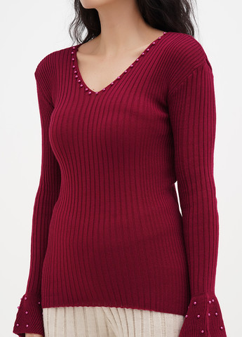 Вишневий демісезонний пуловер пуловер Imperial