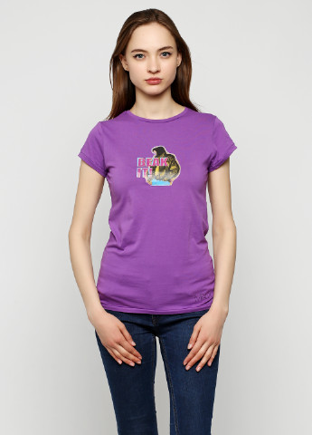 Фиолетовая кэжуал футболка Matix