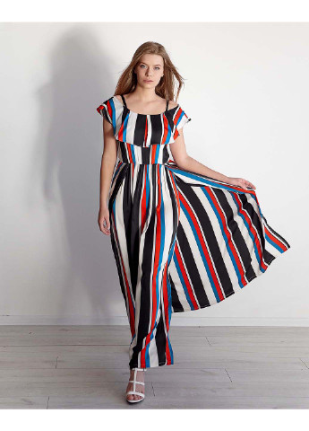 Комбинированное кэжуал платье SL-Fashion