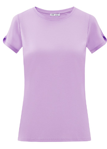 Світло-фіолетова літня футболка Oodji