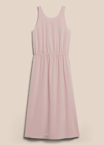 Светло-розовое кэжуал платье Banana Republic однотонное