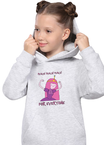 Худи для девочек Принцесса Жвачка Время Приключений (Adventure Time) Кенгуру детский (9298-1576) MobiPrint (219061698)