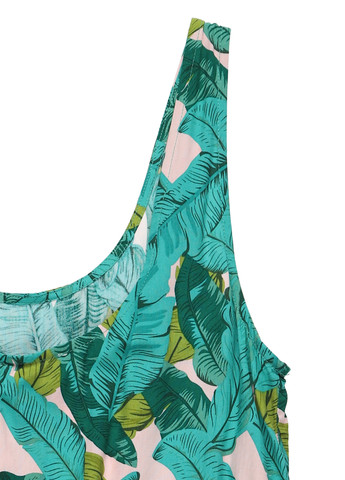 Комбинезон Twintip комбинезон-шорты рисунок зелёный кэжуал вискоза