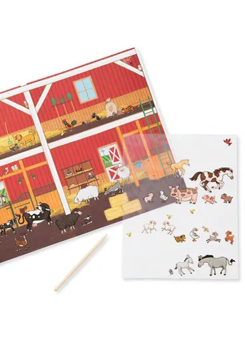 Набір для творчості Melissa & Doug Перевідні наклейки Ферма (MD9531) Melissa&Doug (202365426)