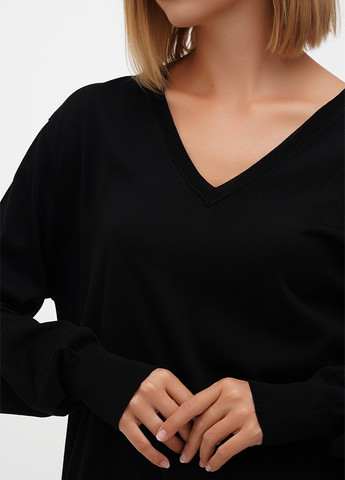 Чорний демісезонний пуловер пуловер Messagerie