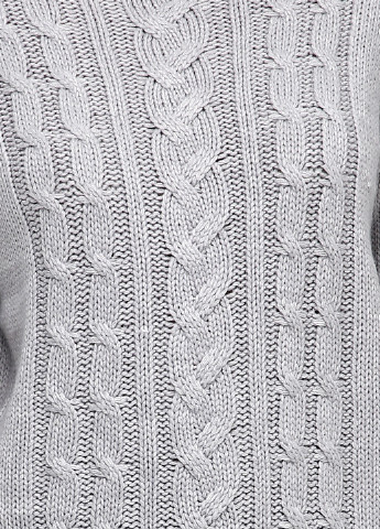 Серый демисезонный свитер хомут Jean Pascale