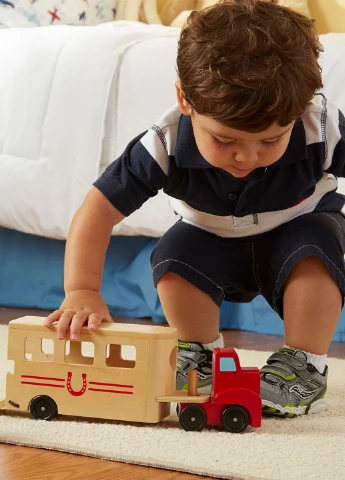 Автомодель Причіп для коней, 13,5 х35, 5х8, 5 см Melissa & Doug (251711192)