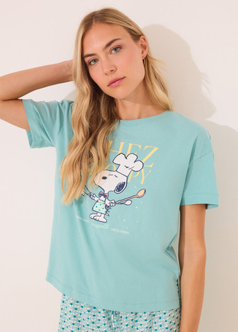 Мятная всесезон пижама (футболка, шорты) футболка + шорты Women'secret