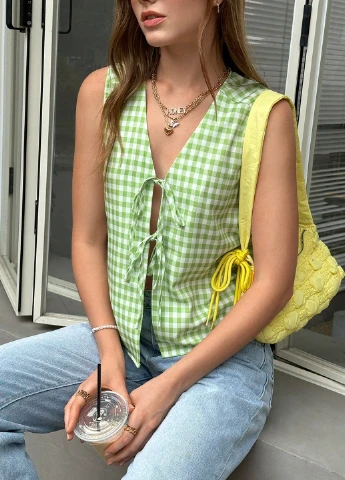 Зелена блуза SHEIN