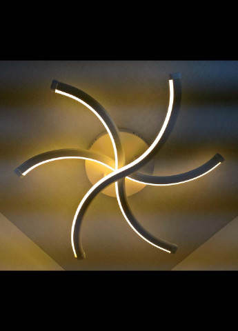 Світлодіодна потолочаня LED люстра 2008/3 Білий 12х58х58 см. Handmade (234539804)