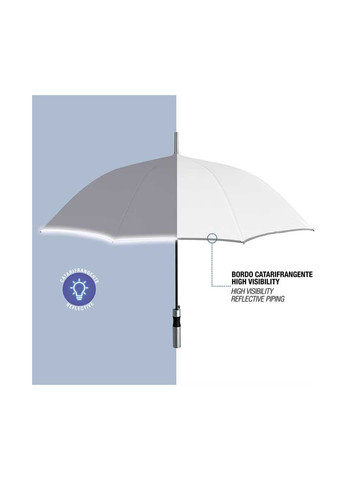 Белый зонт Perletti большой система антиветер (363640831)