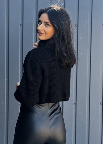 Черный демисезонный свитер No Brand