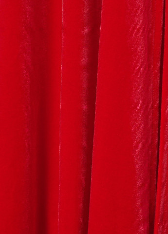 Красное вечернее платье с открытой спиной H&M однотонное