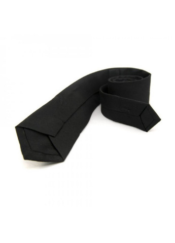 Краватка вузький 150х5,5 см Handmade однотонна чорна