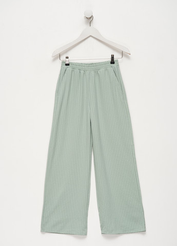 Светло-зеленые кэжуал летние кюлоты брюки H&M