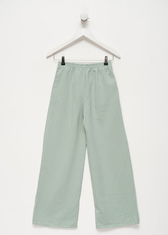 Светло-зеленые кэжуал летние кюлоты брюки H&M
