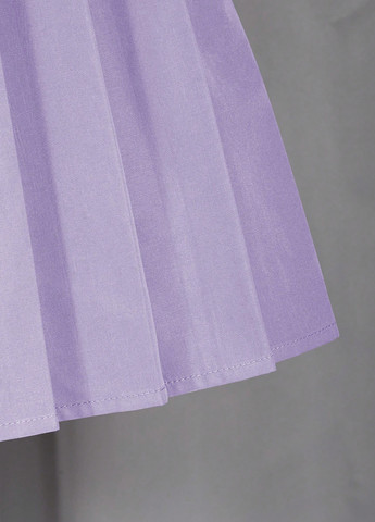 Сиреневый летний костюм (блуза, юбка) SHEIN