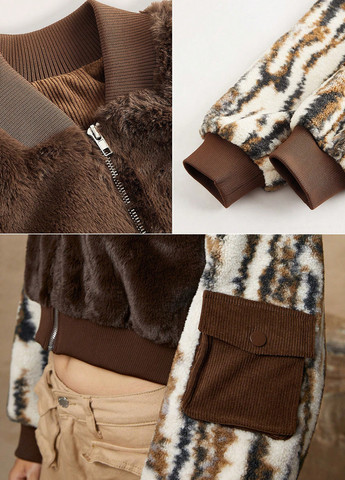 Бомбер SHEIN на молнии (340304921)