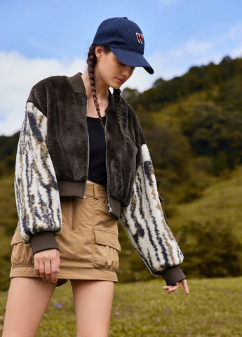 Бомбер SHEIN на молнии (340304921)