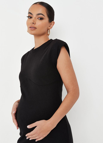 Чорна кежуал сукня для вагітних Missguided однотонна