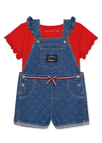 Комбінований літній комплект (футболка, комбінезон) Tommy Hilfiger