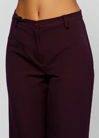 Фиолетовые кэжуал демисезонные прямые брюки Artisti Itallani