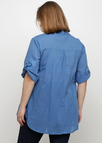 Синяя летняя блуза Made in Italy