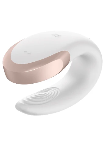 Смарт-вібратор для пар Double Love (White) Satisfyer (254151679)