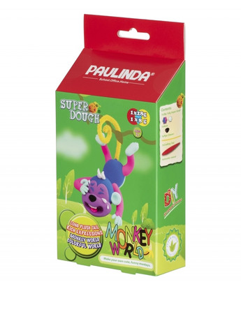 Масса для лепки Super Dough Monkey World (21 контейнер) PAULINDA (286301881)