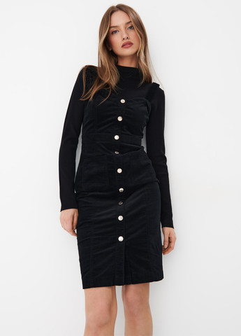 Чорна кежуал сукня футляр Mohito однотонна