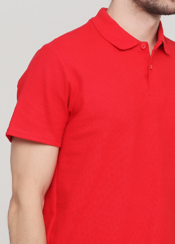 Красная футболка-поло для мужчин Anvil однотонная