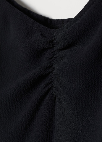 Чорна кежуал сукня H&M однотонна