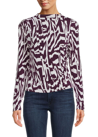 Фиолетовая демисезонная блуза Calvin Klein