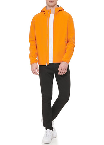 Оранжевая демисезонная куртка Guess