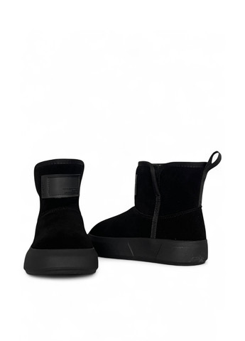 Черные зимние полусапоги Melanda.M